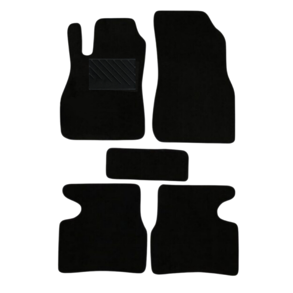 Πατάκια από μοκέτα Μεσαίας Ποιότητας μαύρα για Hyundai Accent 2nd gen μοντ. 1999-2005  5τμχ