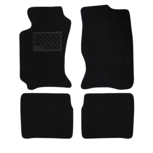Πατάκια από μοκέτα Μεσαίας Ποιότητας μαύρα για Toyota Carina E μοντ. 1992-1996  4τμχ