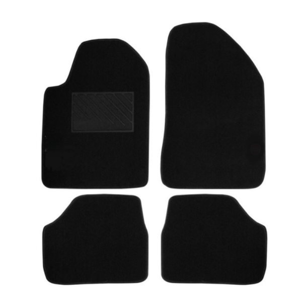 Πατάκια από μοκέτα Ποιότητας Πολυτελείας μαύρα συμβατά με Fiat Bravo μοντ. 2007-2014  4τμχ