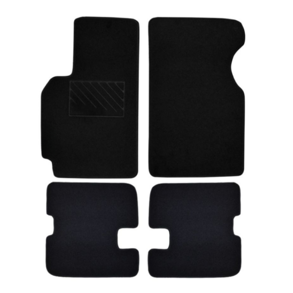 Πατάκια από μοκέτα Οικονομικής Ποιότητας μαύρα συμβατά με Honda HR-V 1st gen 3θυρο μοντ. 1998-2013  4τμχ
