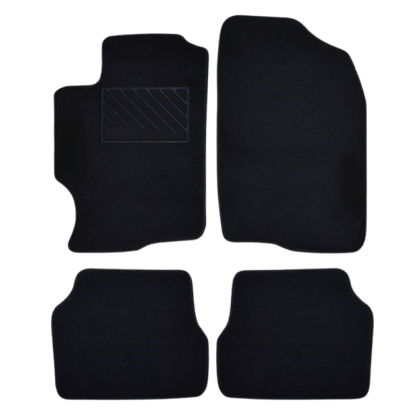 Πατάκια από μοκέτα Οικονομικής Ποιότητας μαύρα συμβατά με Mazda 6 GG1 μοντ. 2002-2007  4τμχ