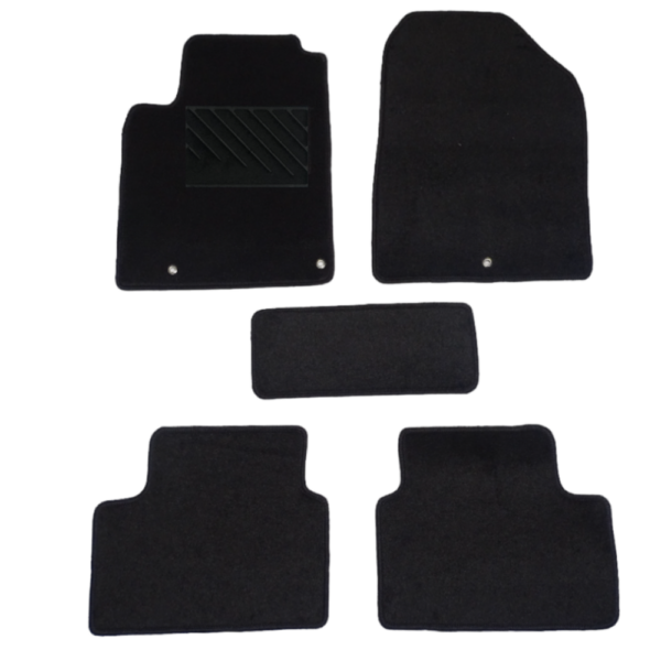Πατάκια από μοκέτα Οικονομικής Ποιότητας μαύρα συμβατά με Hyundai i30 μοντ. 2016-Σήμερα 5τμχ
