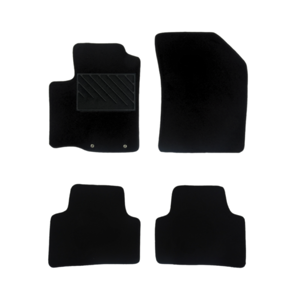 Πατάκια από μοκέτα Οικονομικής Ποιότητας μαύρα συμβατά με Suzuki Vitara μοντ. 2015-Σήμερα 4τμχ