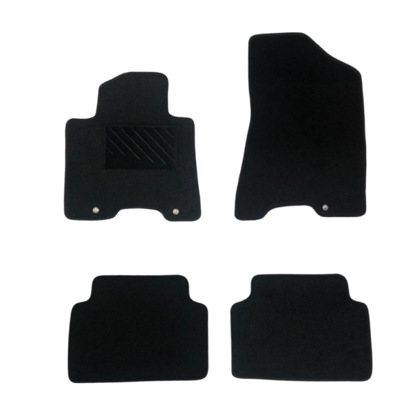 Πατάκια από μοκέτα Ποιότητας Πολυτελείας μαύρα συμβατά με Hyundai Tucson μοντ. 2015-2020 4τμχ