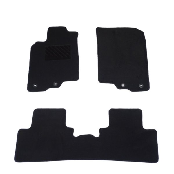 Πατάκια από μοκέτα Ποιότητας Πολυτελείας μαύρα συμβατά με Honda Insight μοντ. 2009-2018  3τμχ