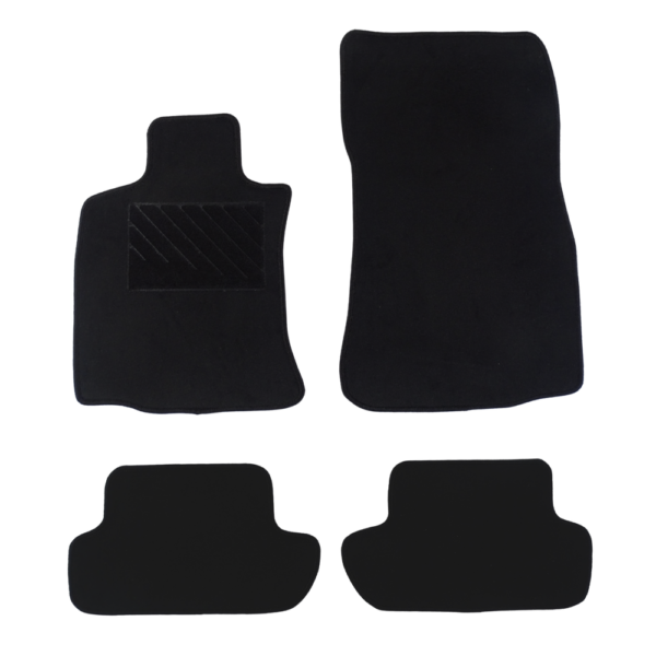 Πατάκια από μοκέτα Ποιότητας Πολυτελείας μαύρα συμβατά με BMW Series 6 F12 (640d) μοντ. 2018-Σήμερα  4τμχ