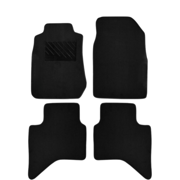 Πατάκια από μοκέτα Μεσαίας Ποιότητας μαύρα συμβατά με Isuzu D Max 4θυρο μοντ. 2011-2019  4τμχ