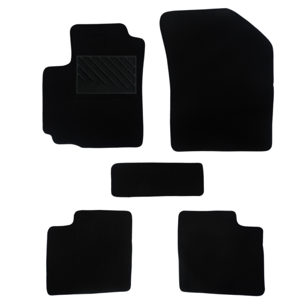 Πατάκια από μοκέτα Μεσαίας Ποιότητας μαύρα συμβατά με Suzuki Baleno μοντ. 2016-Σήμερα  5τμχ
