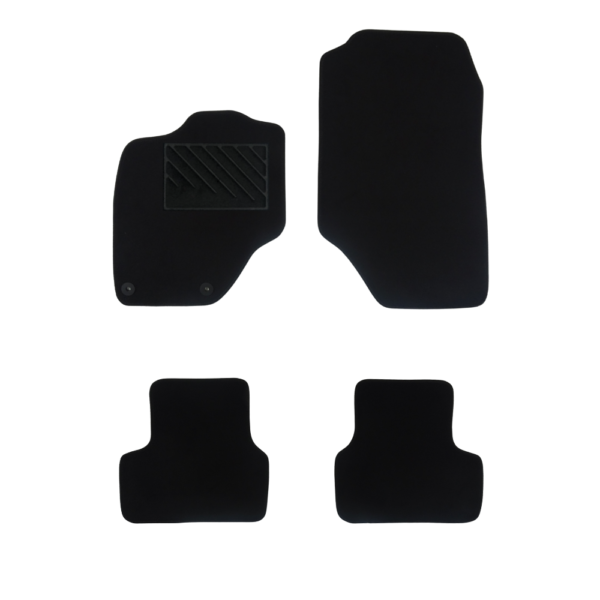 Πατάκια από μοκέτα Ποιότητας Πολυτελείας μαύρα συμβατά με Peugeot 3008 Hybrid  4τμχ