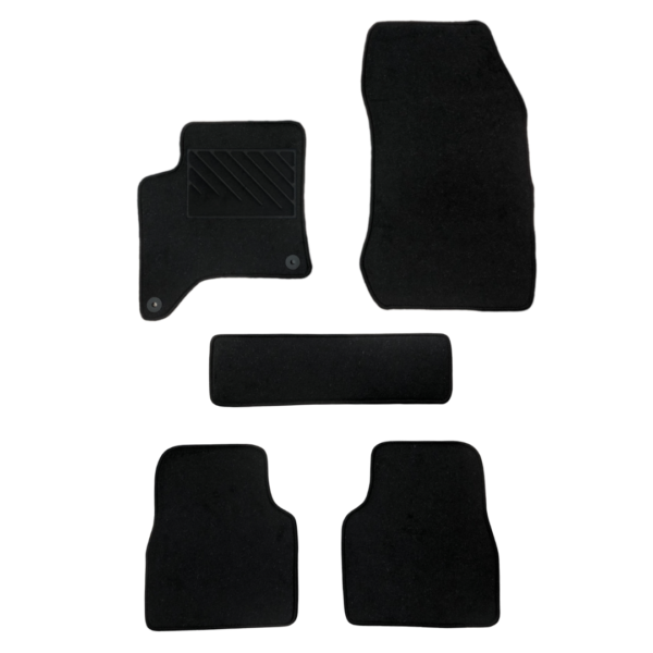 Πατάκια από μοκέτα Οικονομικής Ποιότητας μαύρα συμβατά με Peugeot 2008 Hybrid μοντ. 2020-Σήμερα 5τμχ
