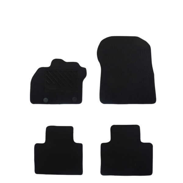 Πατάκια από μοκέτα Οικονομικής Ποιότητας μαύρα για Renault Zoe μοντ.2012-Σήμερα
