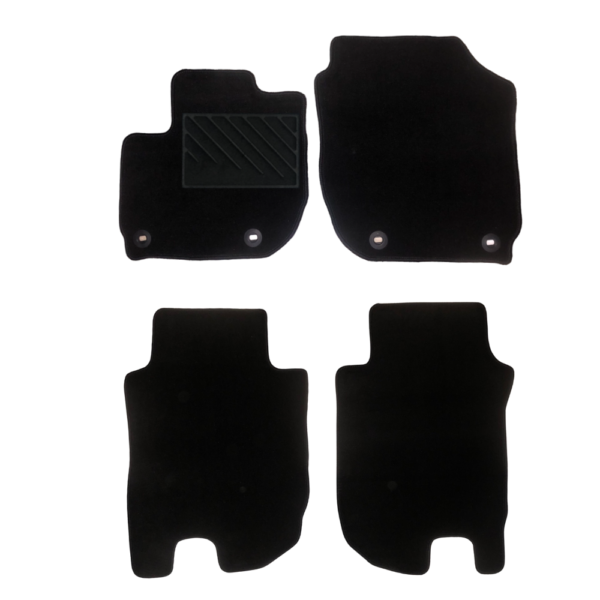 Πατάκια από μοκέτα Οικονομικής Ποιότητας μαύρα συμβατά με Honda HR-V μοντ. 2013-2021 4τμχ