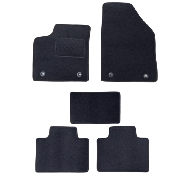 Πατάκια από μοκέτα Οικονομικής Ποιότητας μαύρα για MG ES μοντ. 2018-2024 5τμχ