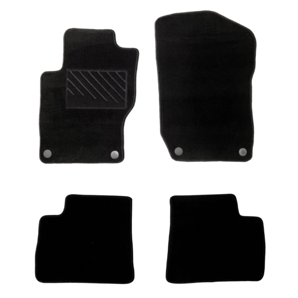 Πατάκια από μοκέτα Ποιότητας Πολυτελείας μαύρα για Mercedes GLE / M-Class W164  μοντ. 2005- 2011  4τμχ