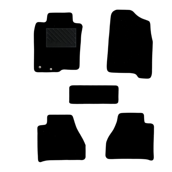 Πατάκια από μοκέτα Οικονομικής Ποιότητας μαύρα συμβατά με Nissan Navara D23 μοντ. 2014-Σήμερα  5τμχ
