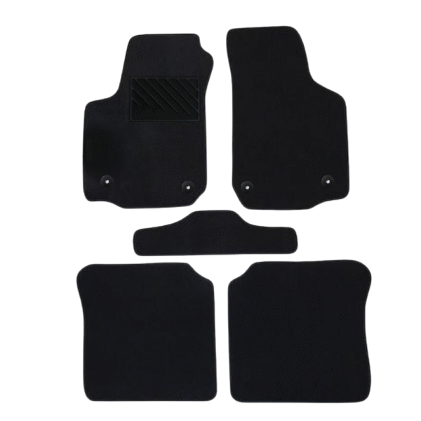 Πατάκια από μοκέτα Οικονομικής Ποιότητας μαύρα για Seat Toledo μοντ. 2004-2012  5τμχ