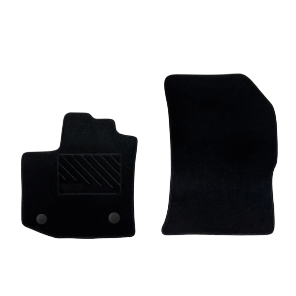 Πατάκια από μοκέτα Μεσαίας Ποιότητας μαύρα για Dacia Dokker  2τμχ