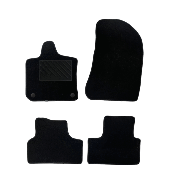 Πατάκια από μοκέτα Οικονομικής Ποιότητας μαύρα συμβατά με Renault Symbioz 4τμχ