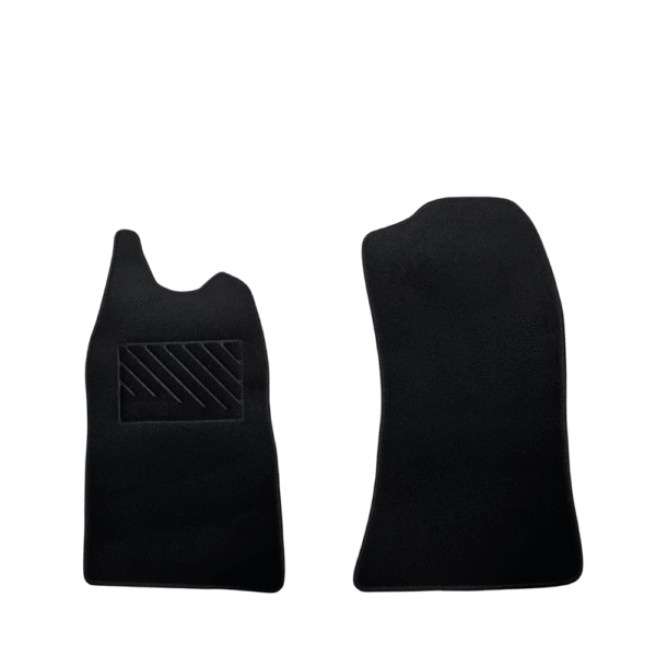 Πατάκια από μοκέτα Μεσαίας Ποιότητας μαύρα για Foton E-Toano 2τμχ