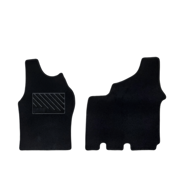 Πατάκια από μοκέτα Μεσαίας Ποιότητας μαύρα για Foton E view grand 2τμχ