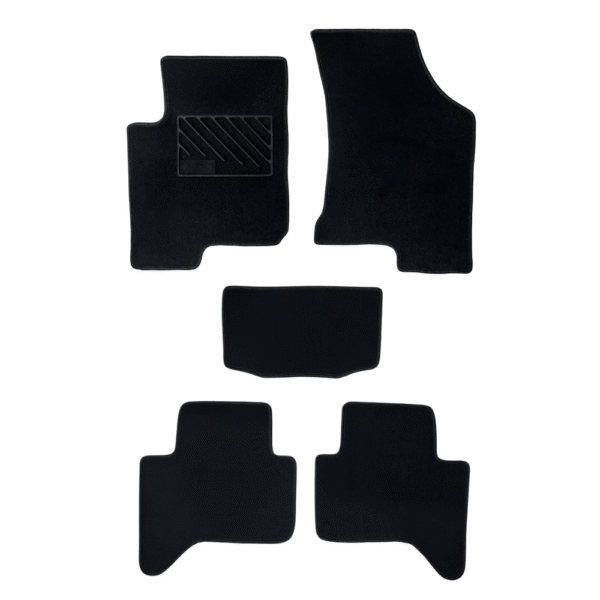 Πατάκια από μοκέτα Οικονομικής Ποιότητας μαύρα συμβατά με Foton Tunland G7 - 5τμχ.