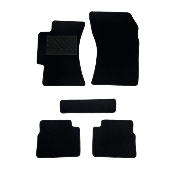 Πατάκια από μοκέτα Μεσαίας Ποιότητας μαύρα συμβατά με Subaru Impeza μοντ. 2007-2011 5τμχ