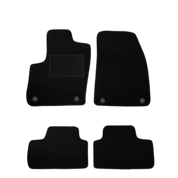 Πατάκια από μοκέτα Ποιότητας Πολυτελείας μαύρα συμβατά με Volvo XC40 μοντ. 2018-Σήμερα 4τμχ
