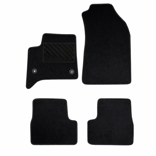 Πατάκια από μοκέτα Ποιότητας Πολυτελείας μαύρα για Citroen C3 Υβριδικό