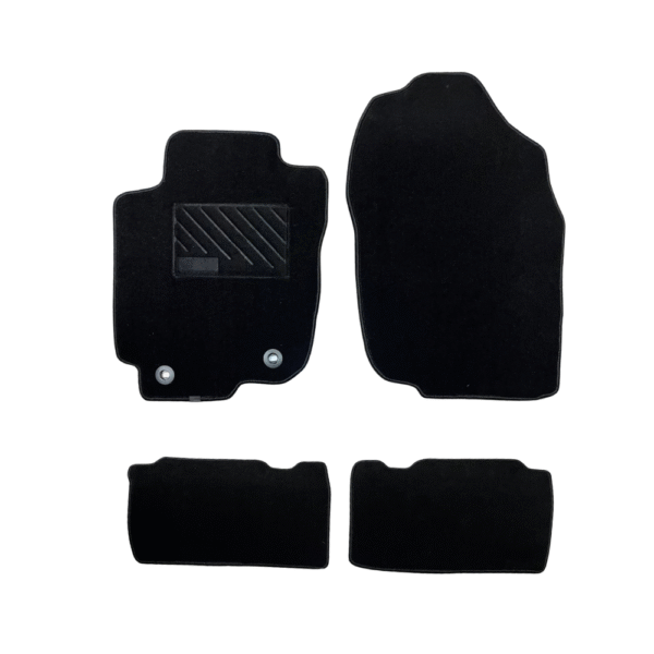 Πατάκια από μοκέτα Ποιότητας Πολυτελείας μαύρα συμβατά με Toyota Rav 4 μοντ. 2012-2018