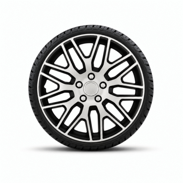 Σετ Τάσια Αυτοκινήτου 15″ Versaco Dakar Silver/Black – 4 τμχ.